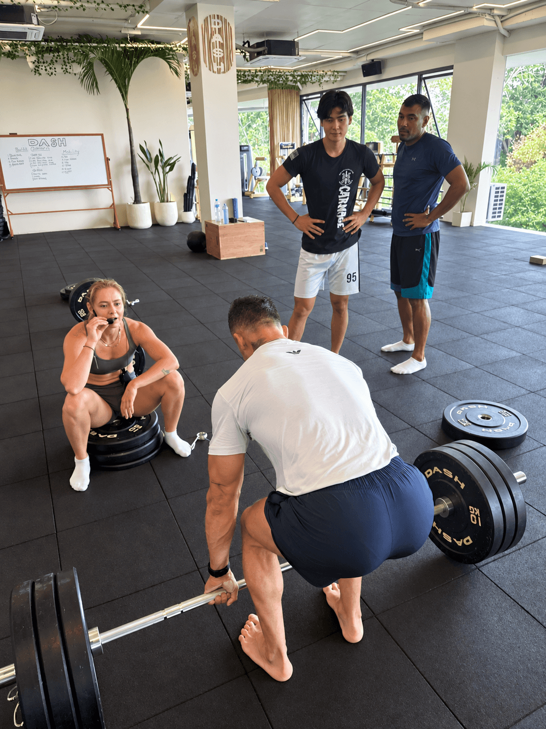 Training at DASH Gym Bali