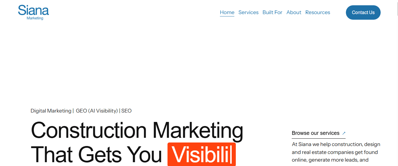 siana marketing - Contractor SEO Agency