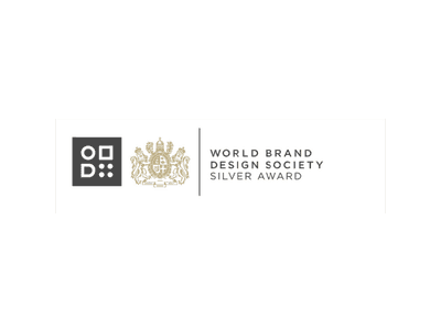 World Brand Design Society Silver Award logo