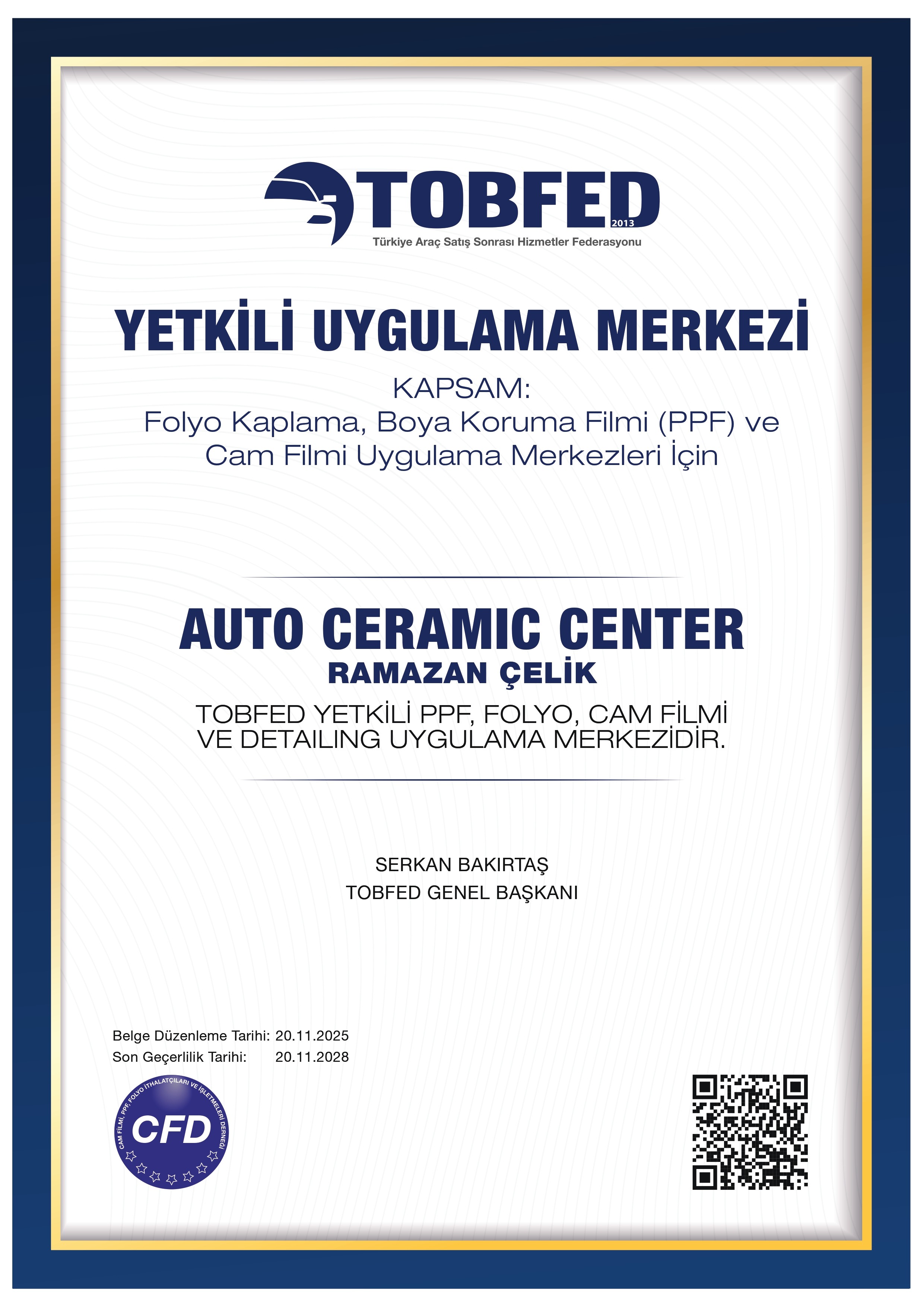 Tobfed Belgesi