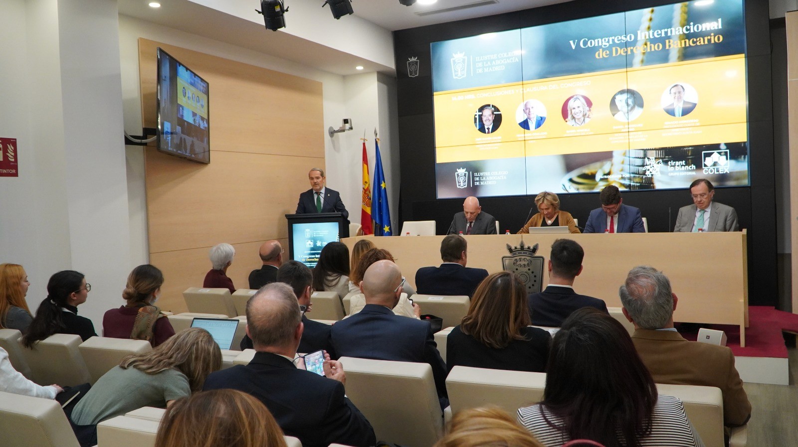 Clausura del V Congreso Internacional de Derecho Bancario