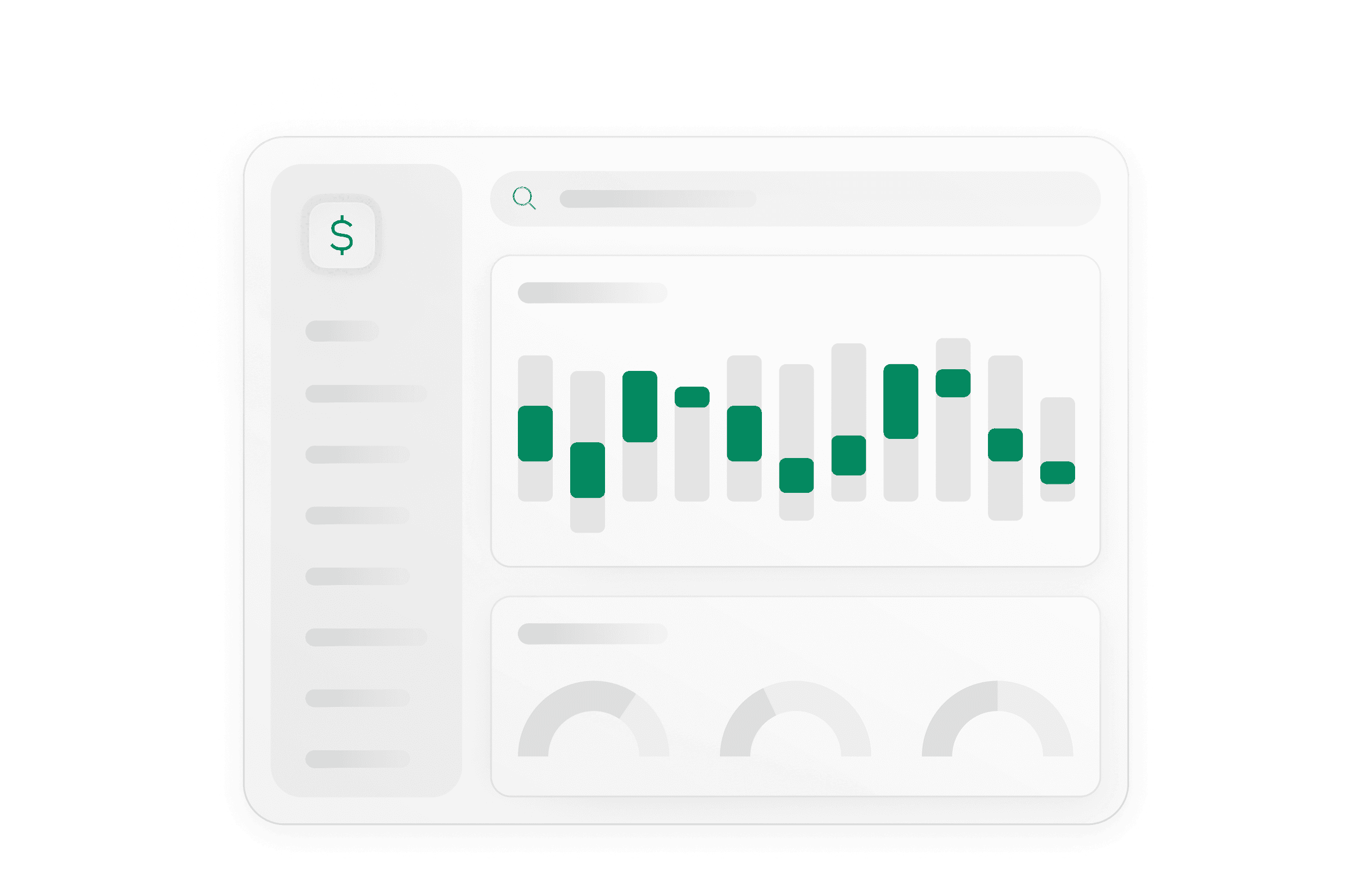 A render of Planhat's default revenue reporting dashboard.