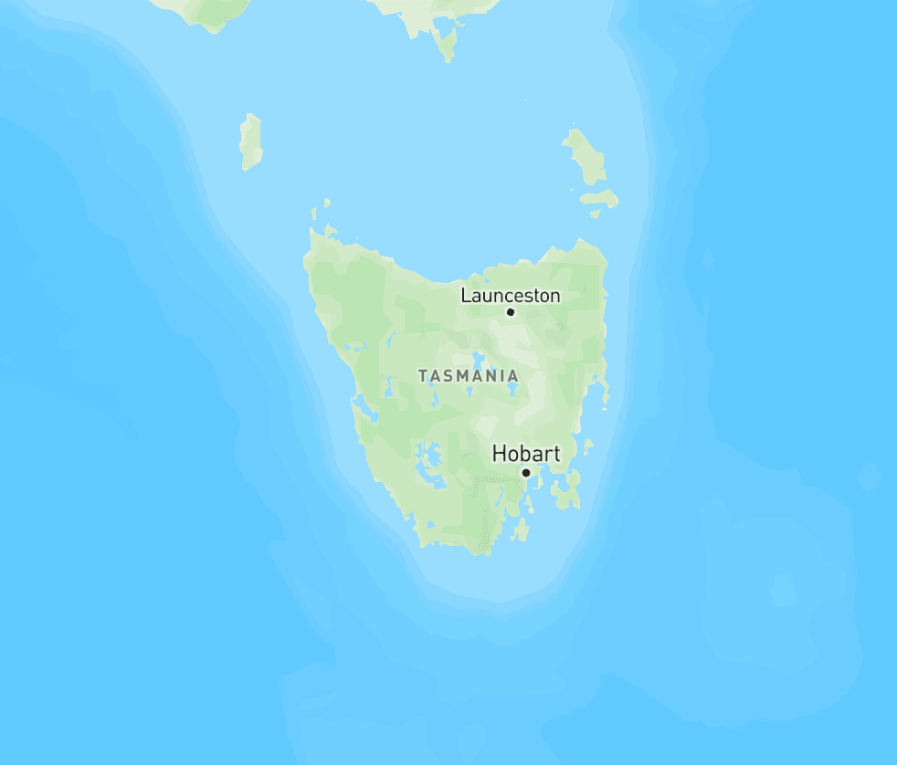 Map - Taxi EFTPOS Terminals in Tasmania