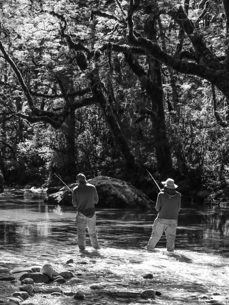 Fly fishing river near Wanaka in the Southern Alps New Zealand private jet charter destination