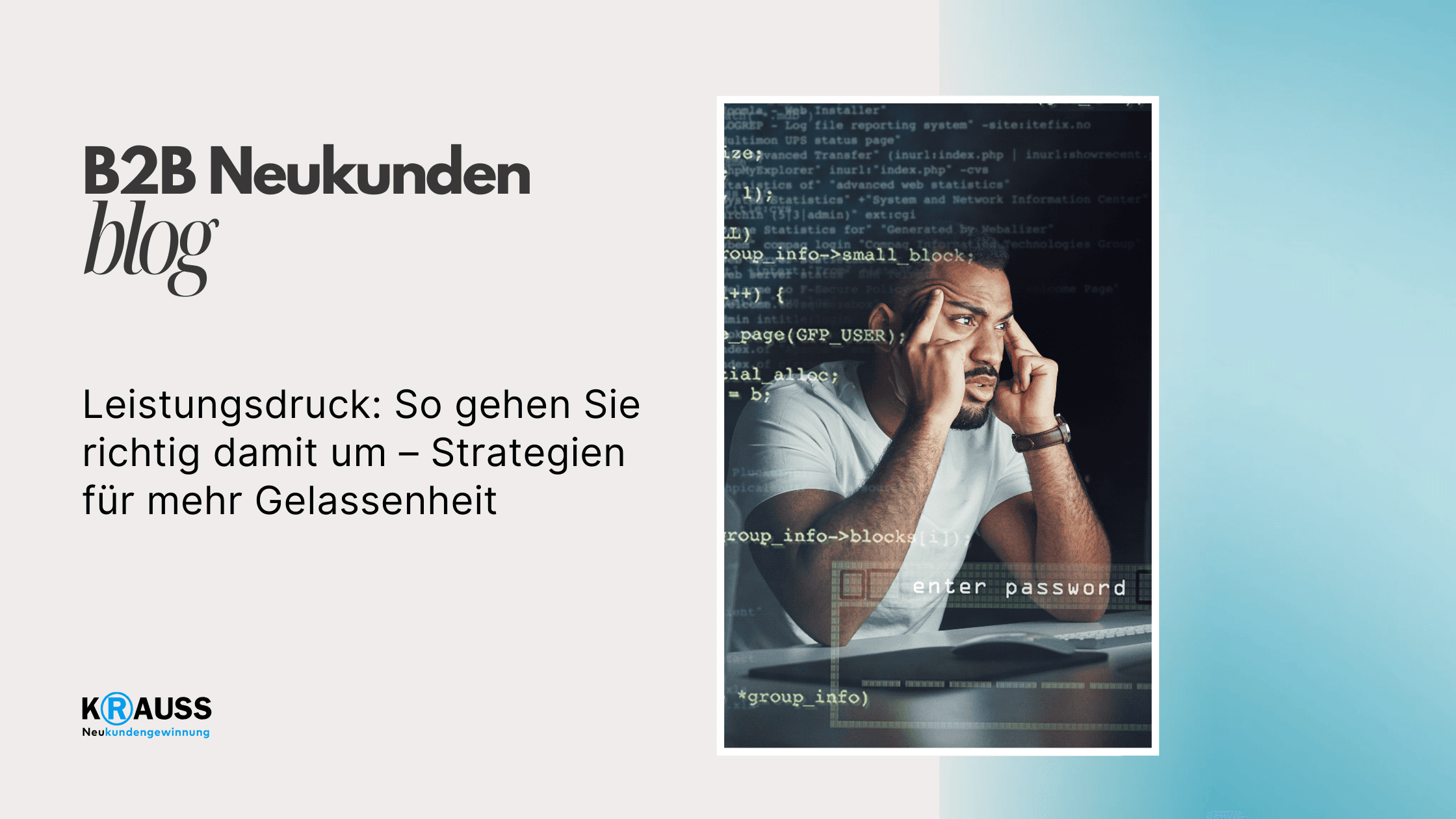 Leistungsdruck: So gehen Sie richtig damit um – Strategien für mehr Gelassenheit