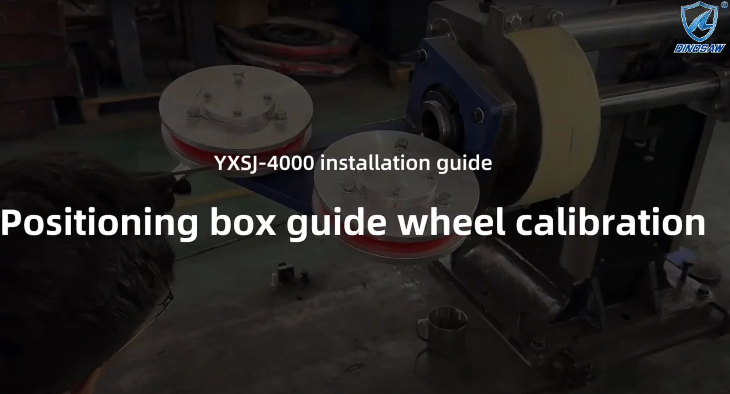 Positioning Box Guide Wheel Calibration for CNC Wire Saw Machine