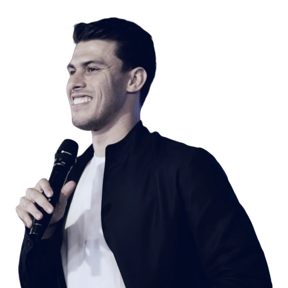 Brenno Augusto no palco