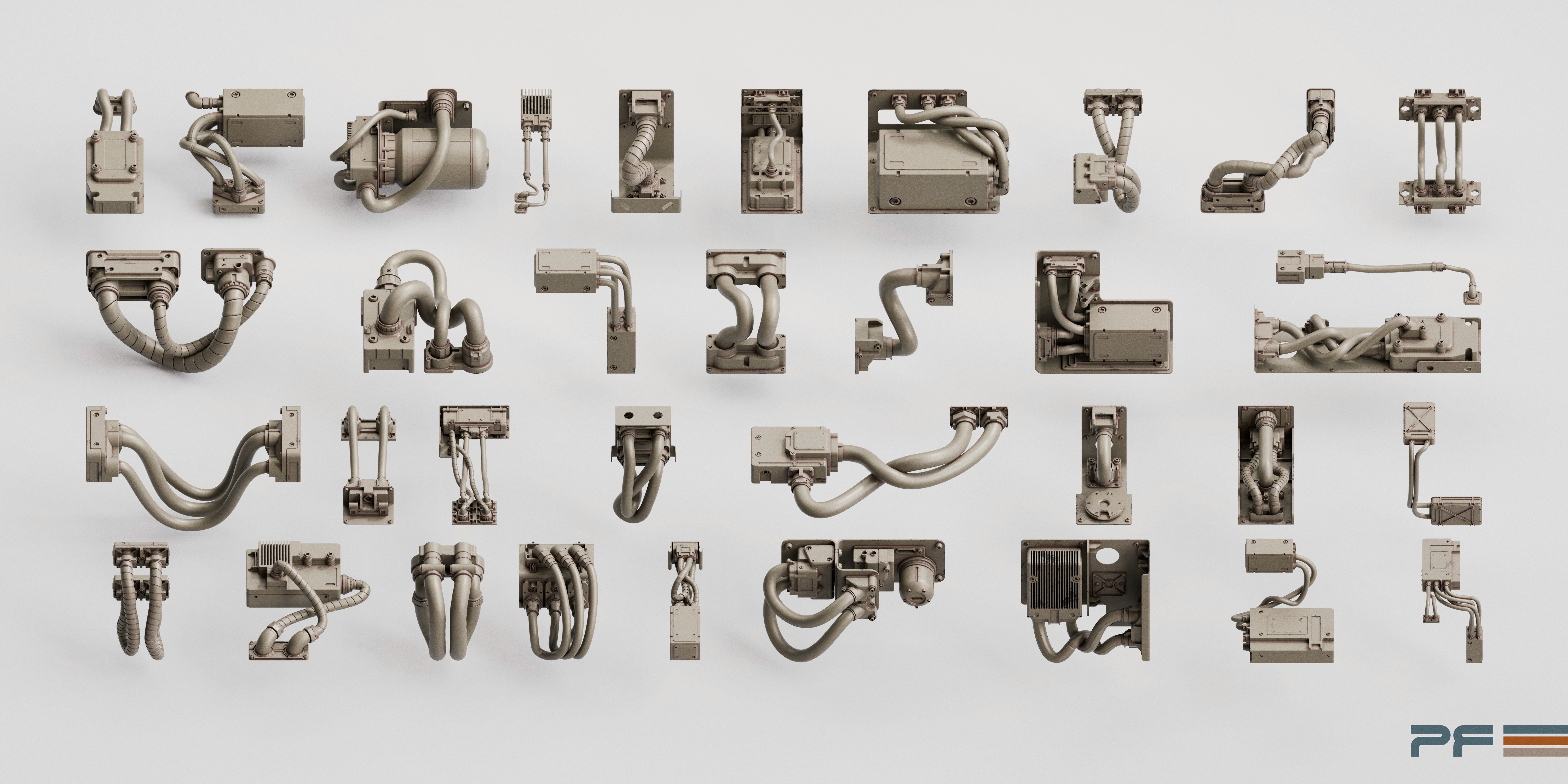 Principal forms details matter kitbash components