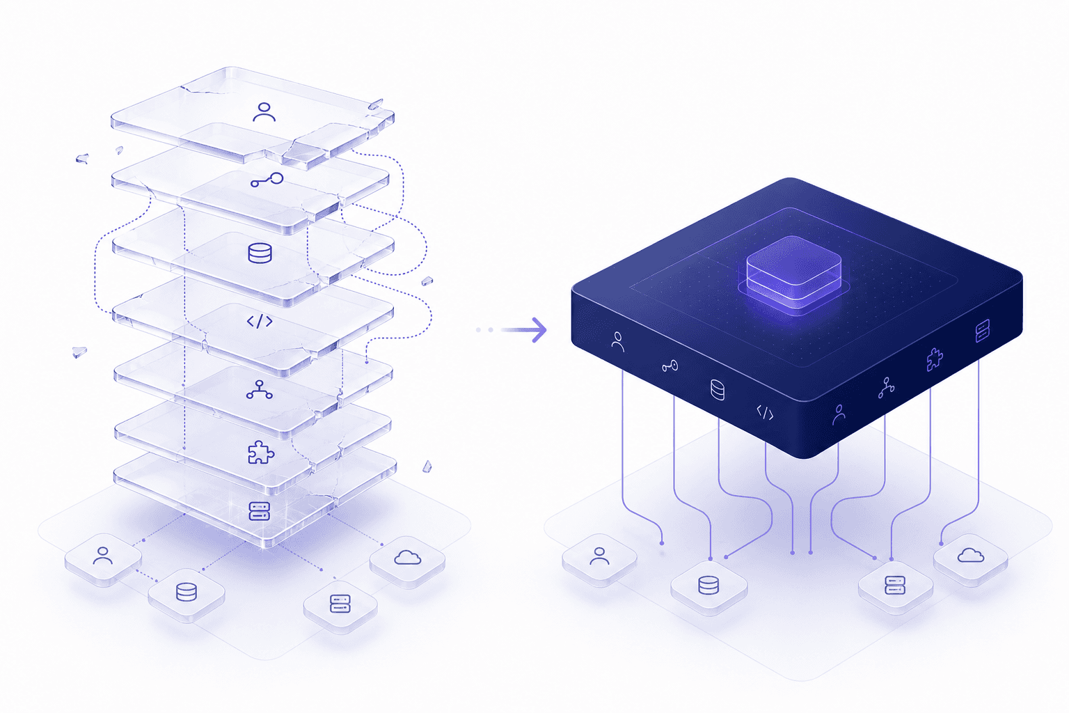 DIY tools get you chat parity. Production is a different layer: data, rules, and guardrails.
