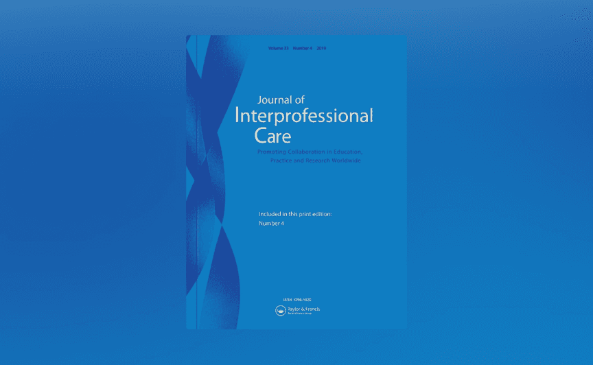 Journal of interprofessional care journal cover