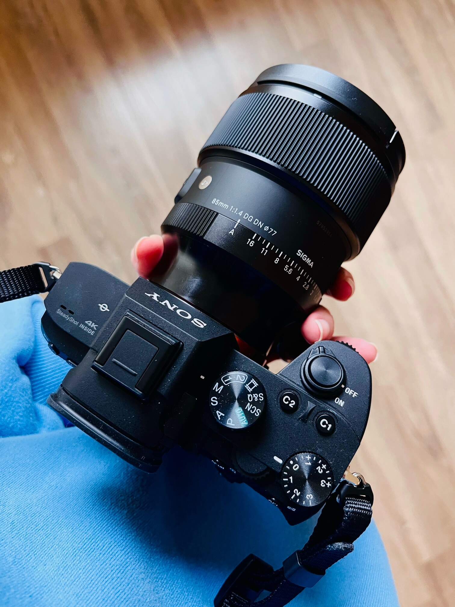 Photographer with the camera