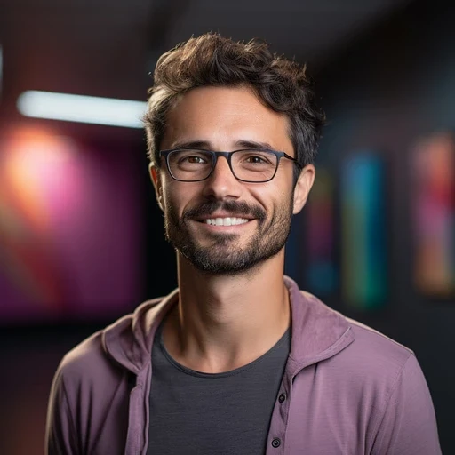 John Collins, property manager, smiling professional portrait
