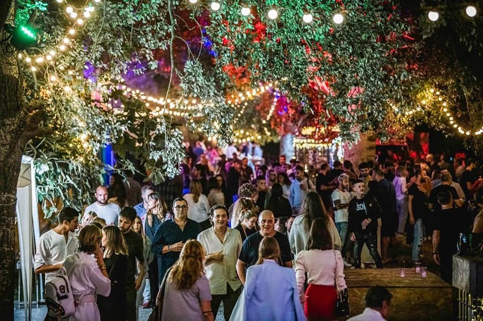 a woman with flowers