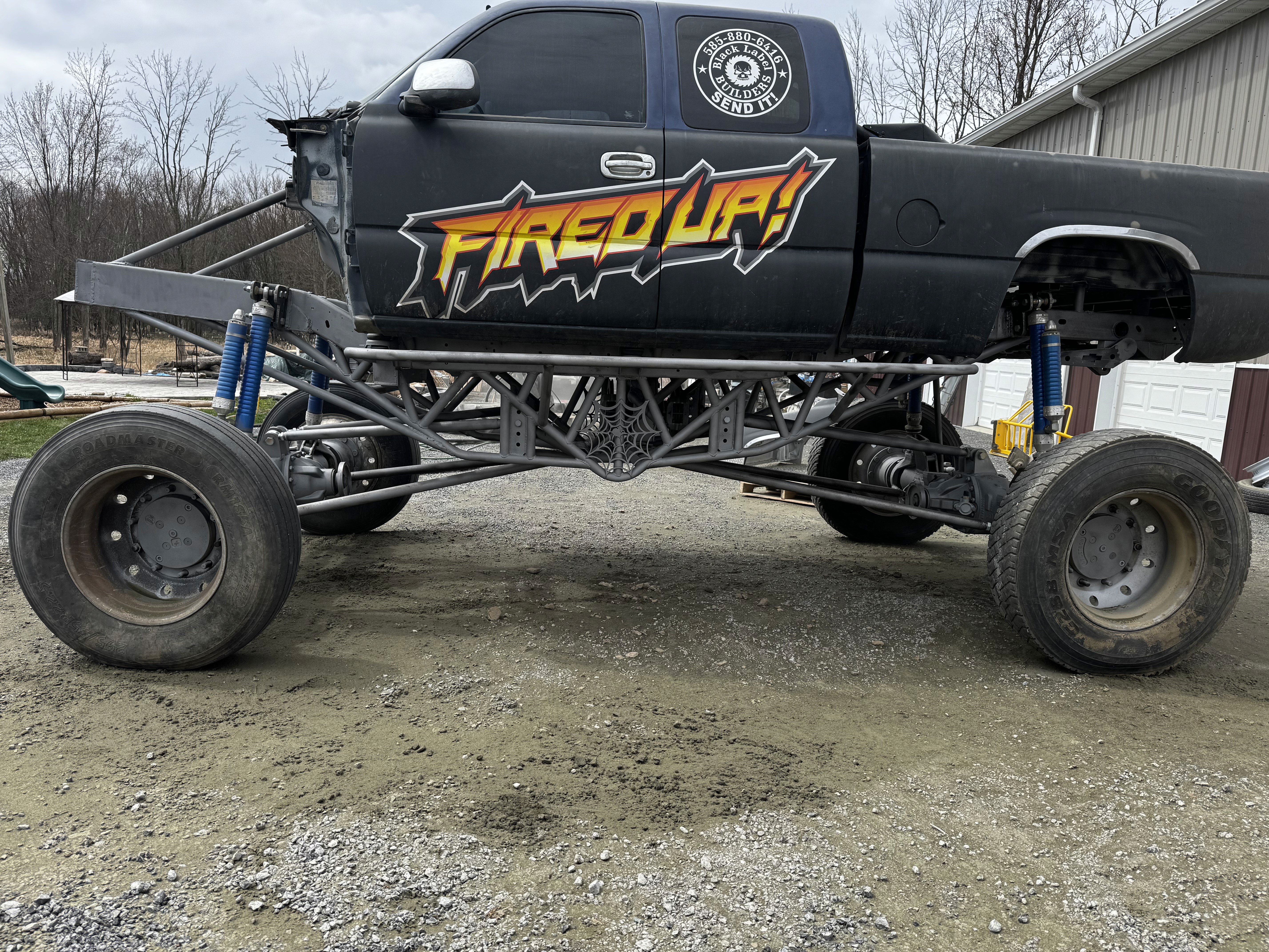 Truck & equipment sandblasting by Rochester Sandblasting