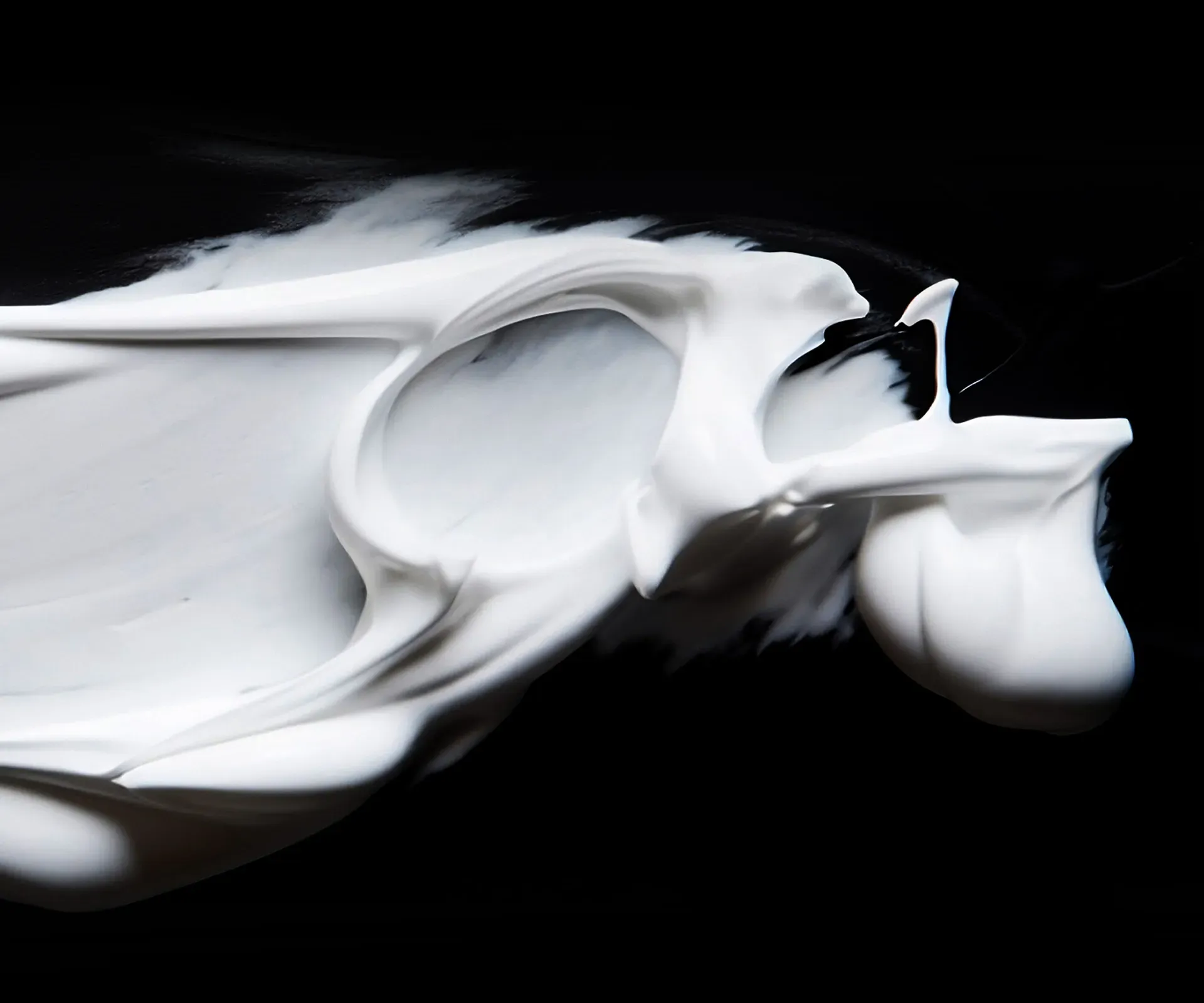 Thick, settled white ink sediment that causes fatal nozzle clogging in traditional DTF printers, showcasing the problem that the Gravity Series 24-hour circulation system solves.