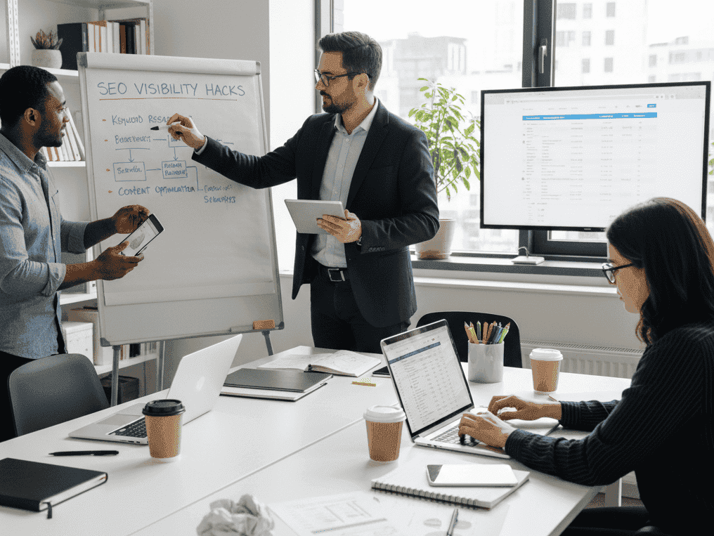 une agence seo qui travaille sur des astuces pour gagner en visibilité