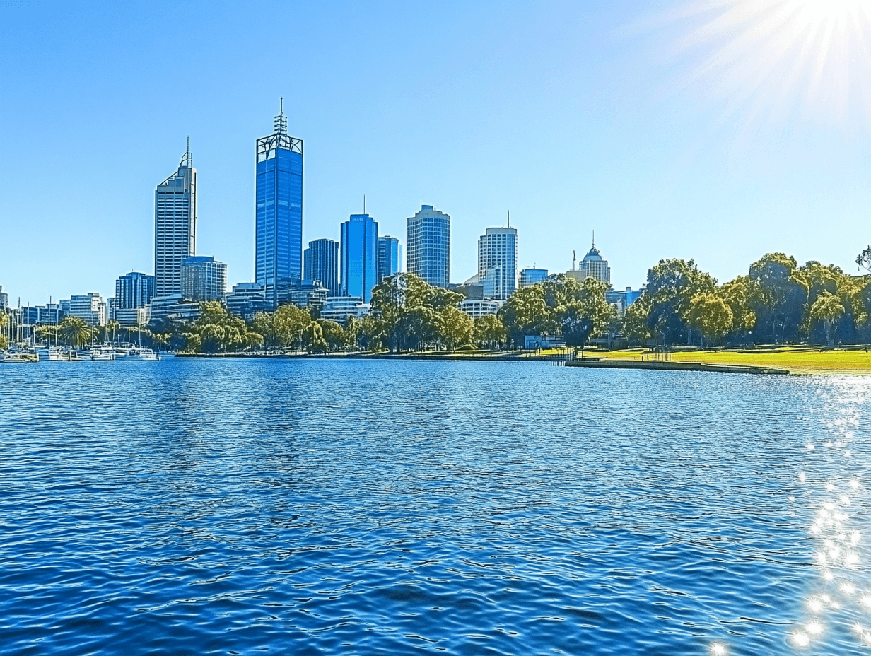 Scenic view of Perth, Australia