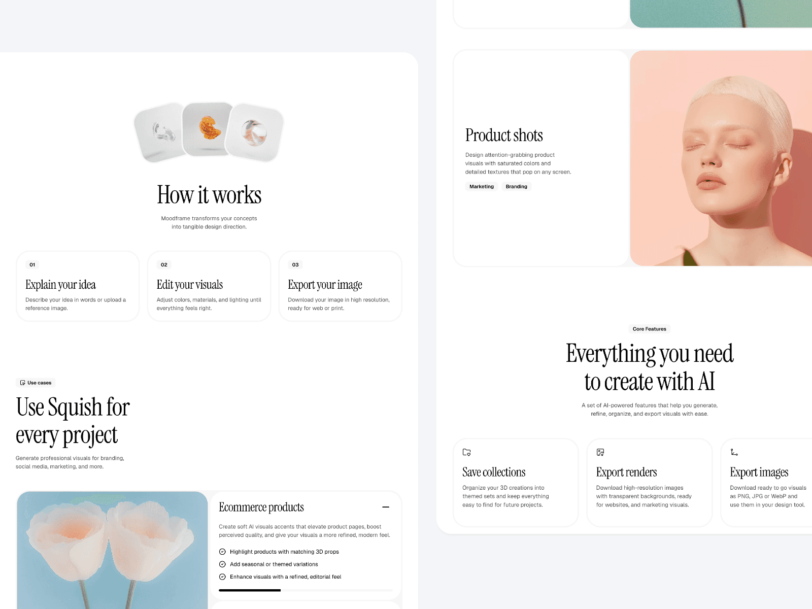 A modern AI SaaS startup template with playful 3D visuals, perfect for launching tools thumbnail 2