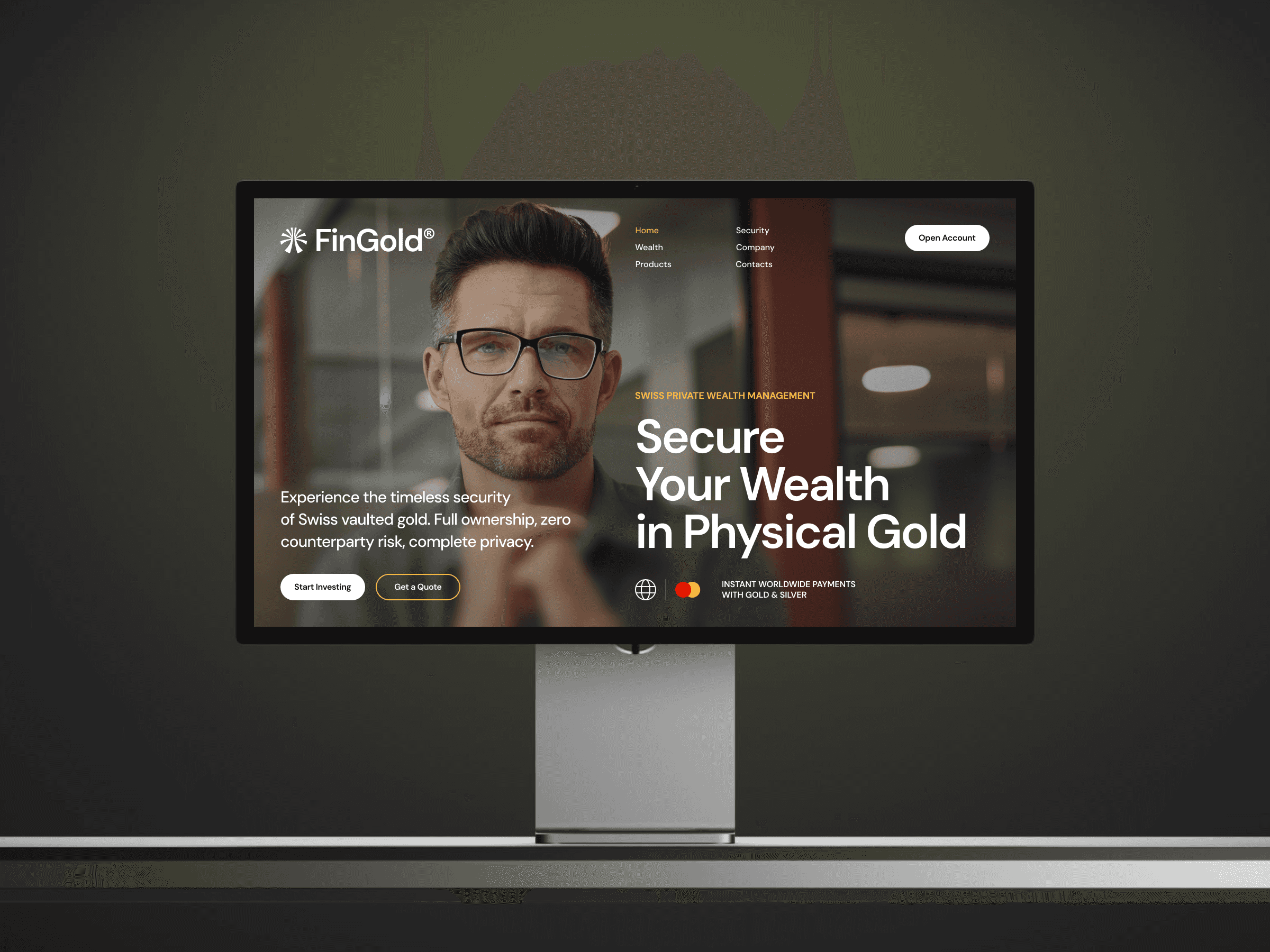 FinGold is a refined, modern Framer template crafted specifically for wealth-management firms, private banking services, family offices, and financial advisories seeking a polished, high-trust web presence.