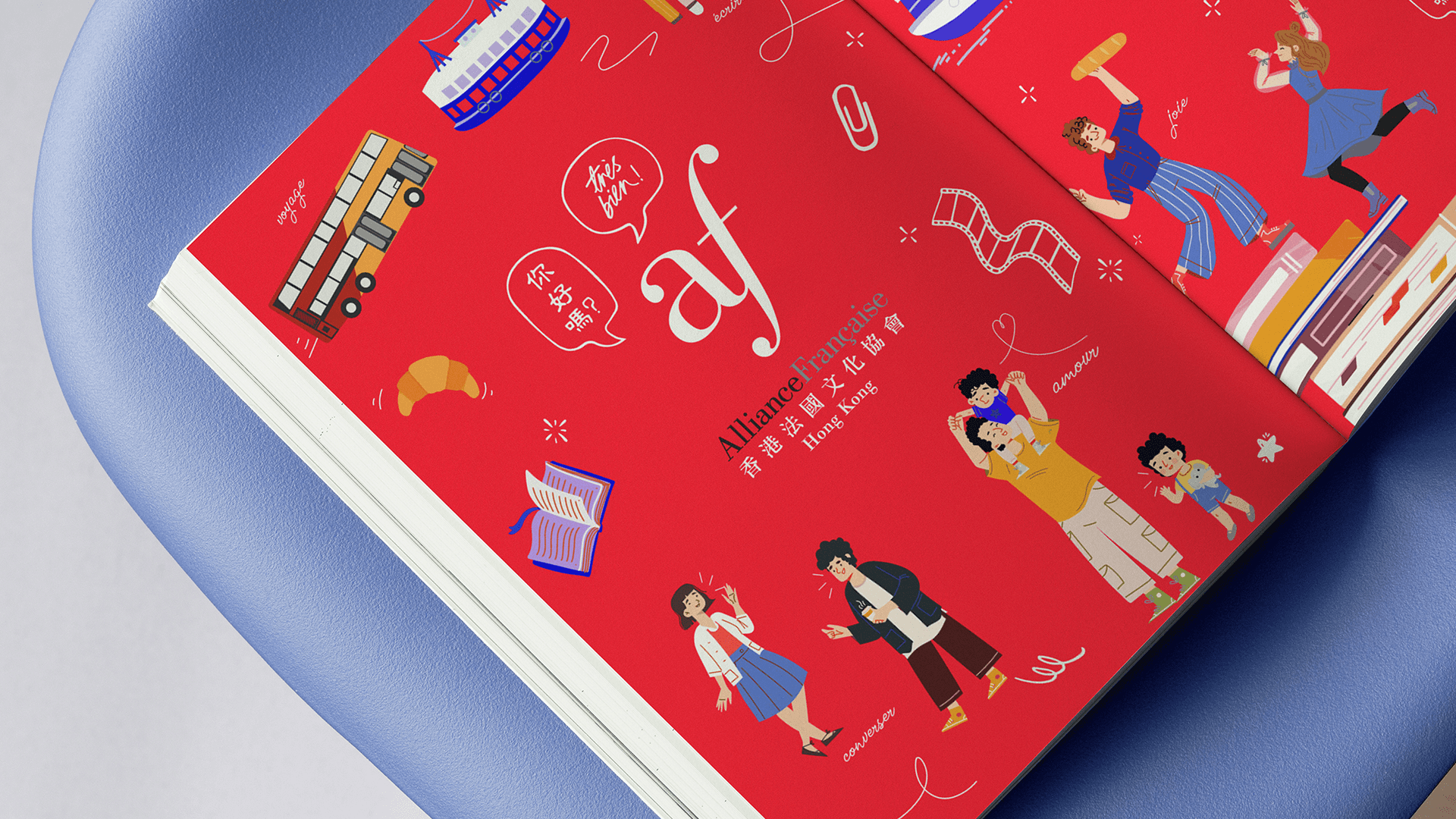 Streetside billboard with flyposters of the Batch.Works brand and illustrations