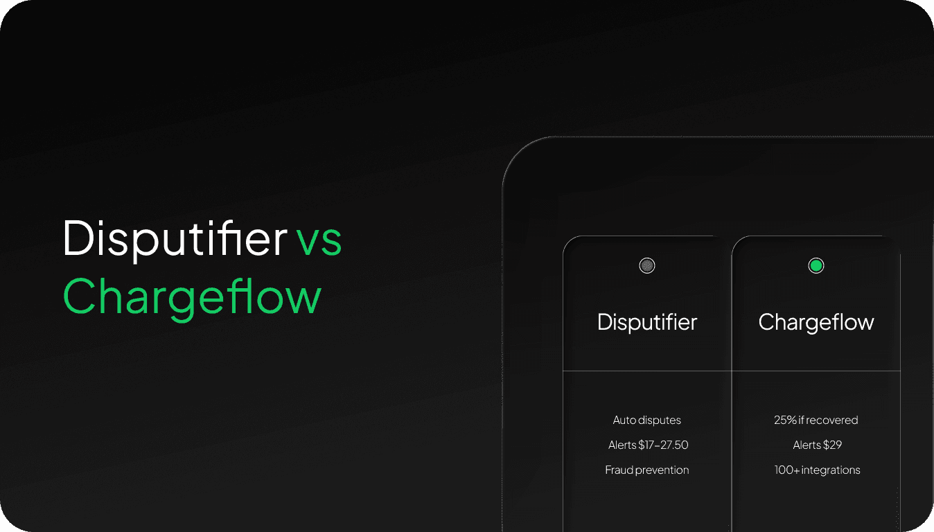 Disputifier vs Chargeflow: Shopify Chargeback Apps Compared