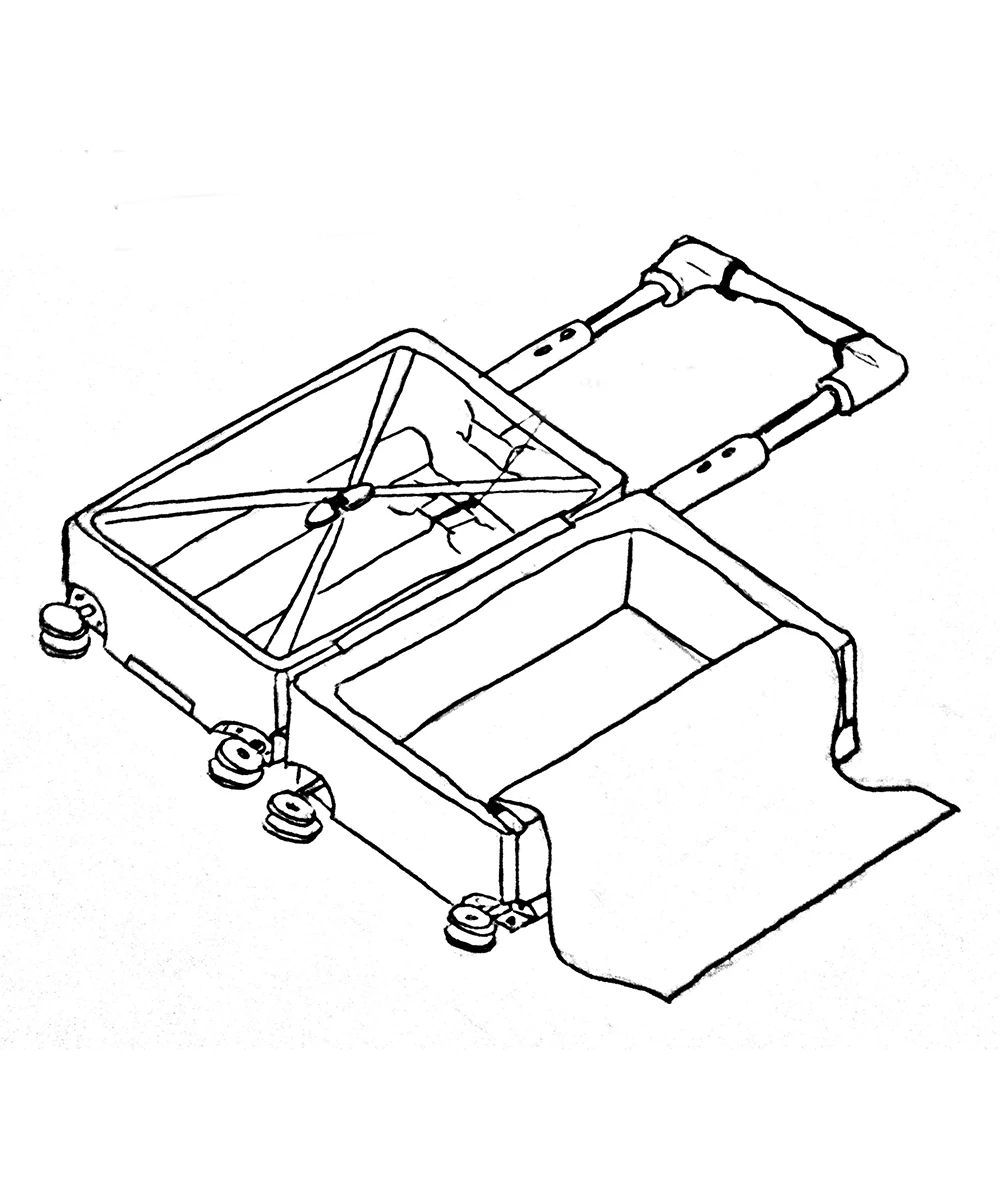 Croquis Valise Int Louis Vuitton