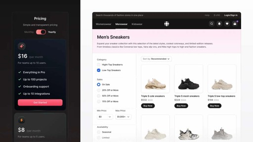 Figma e-commerce Template