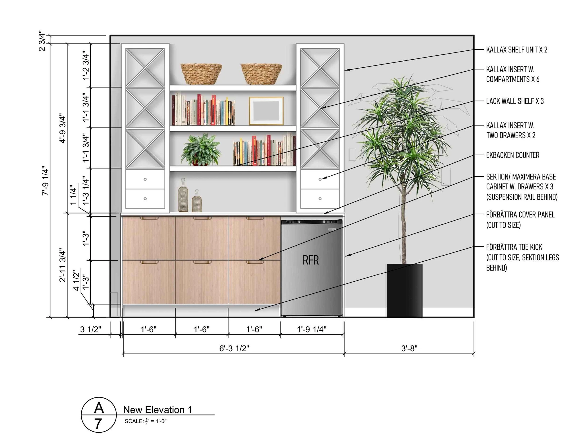 Project gallery image highlighting functional space planning and thoughtful residential interior design selections by Mint Interior Design.