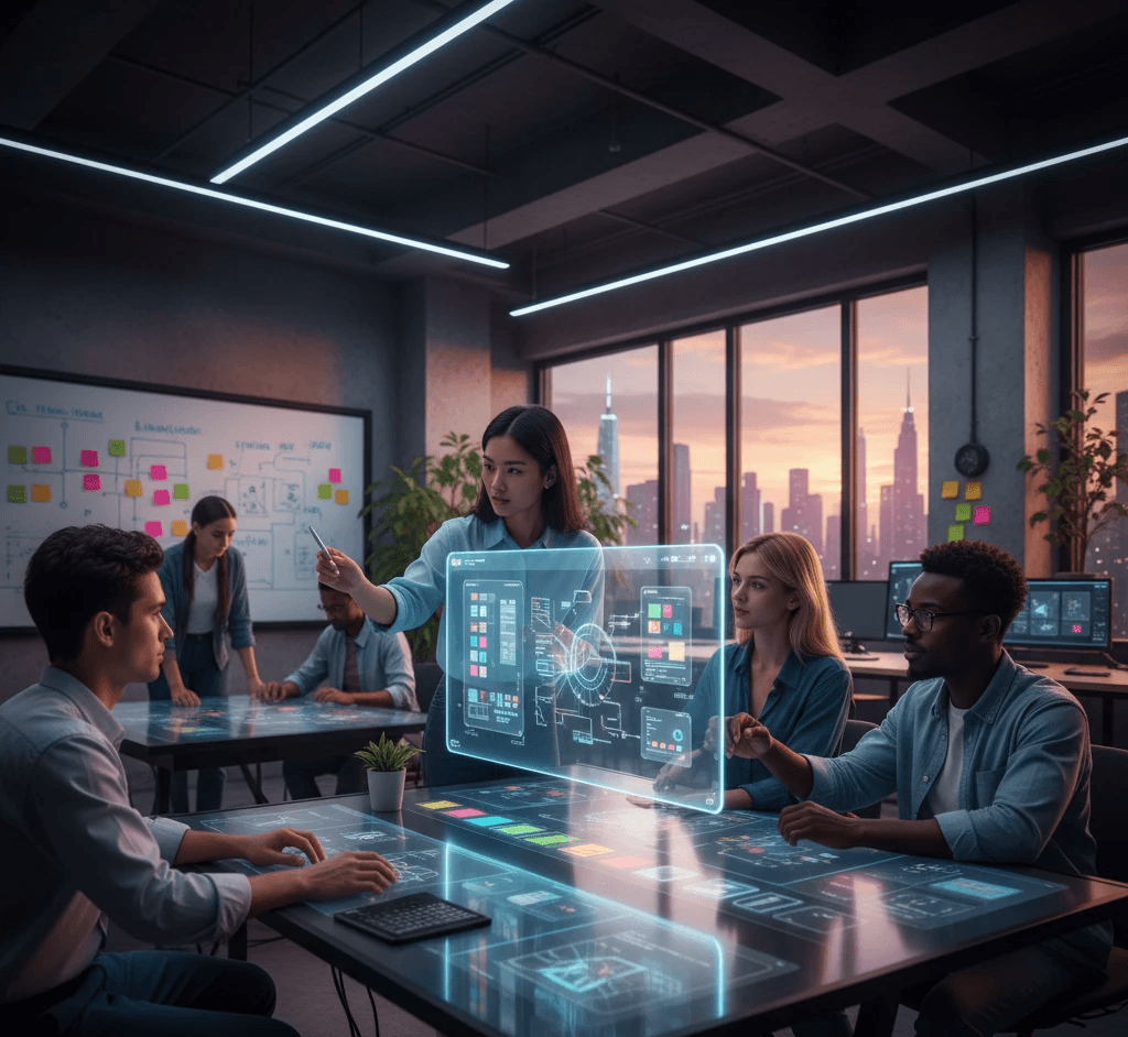 UI digital design team at Artonest studio