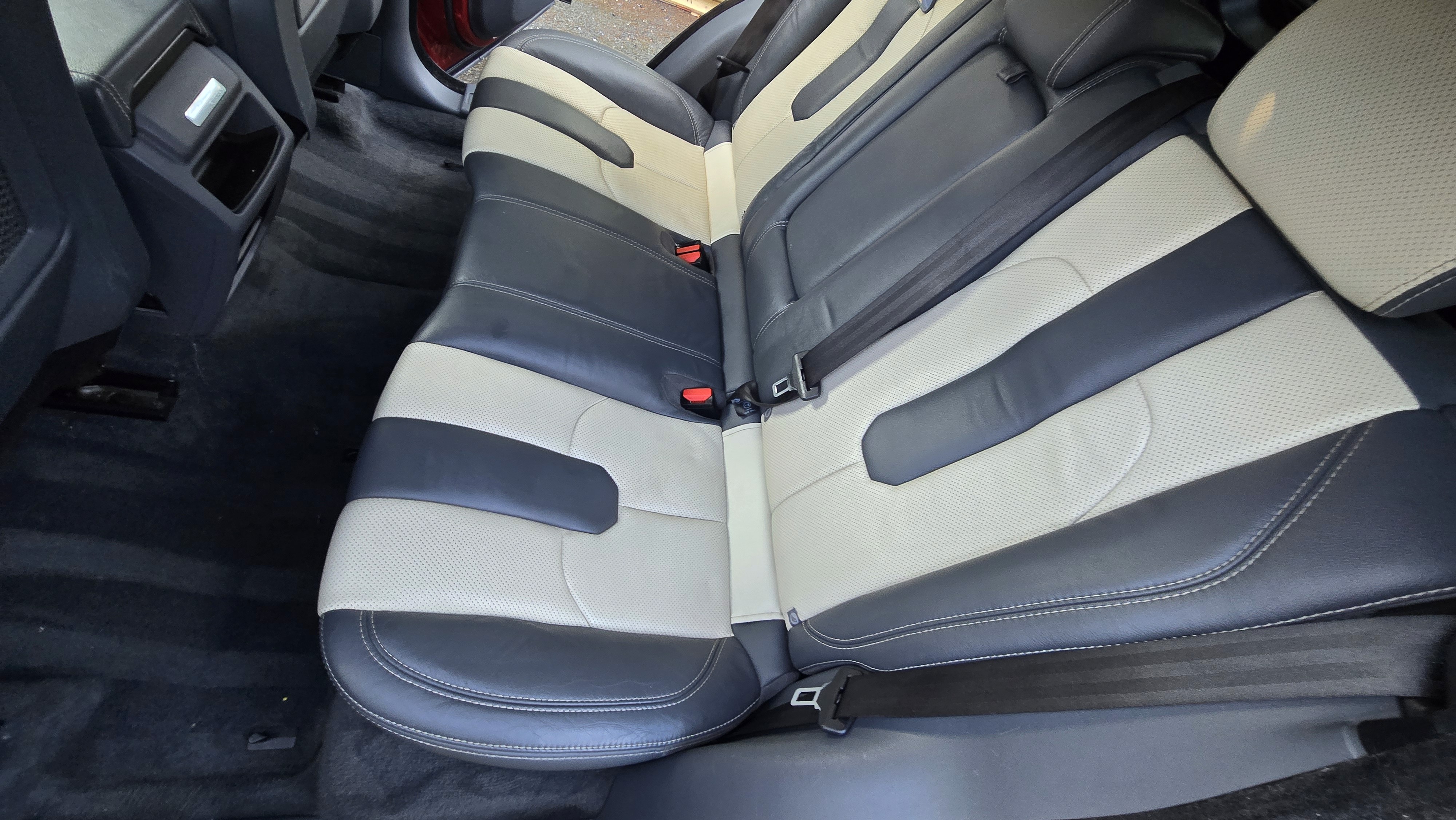 Vehicle interior and exterior prepared for routine maintenance care