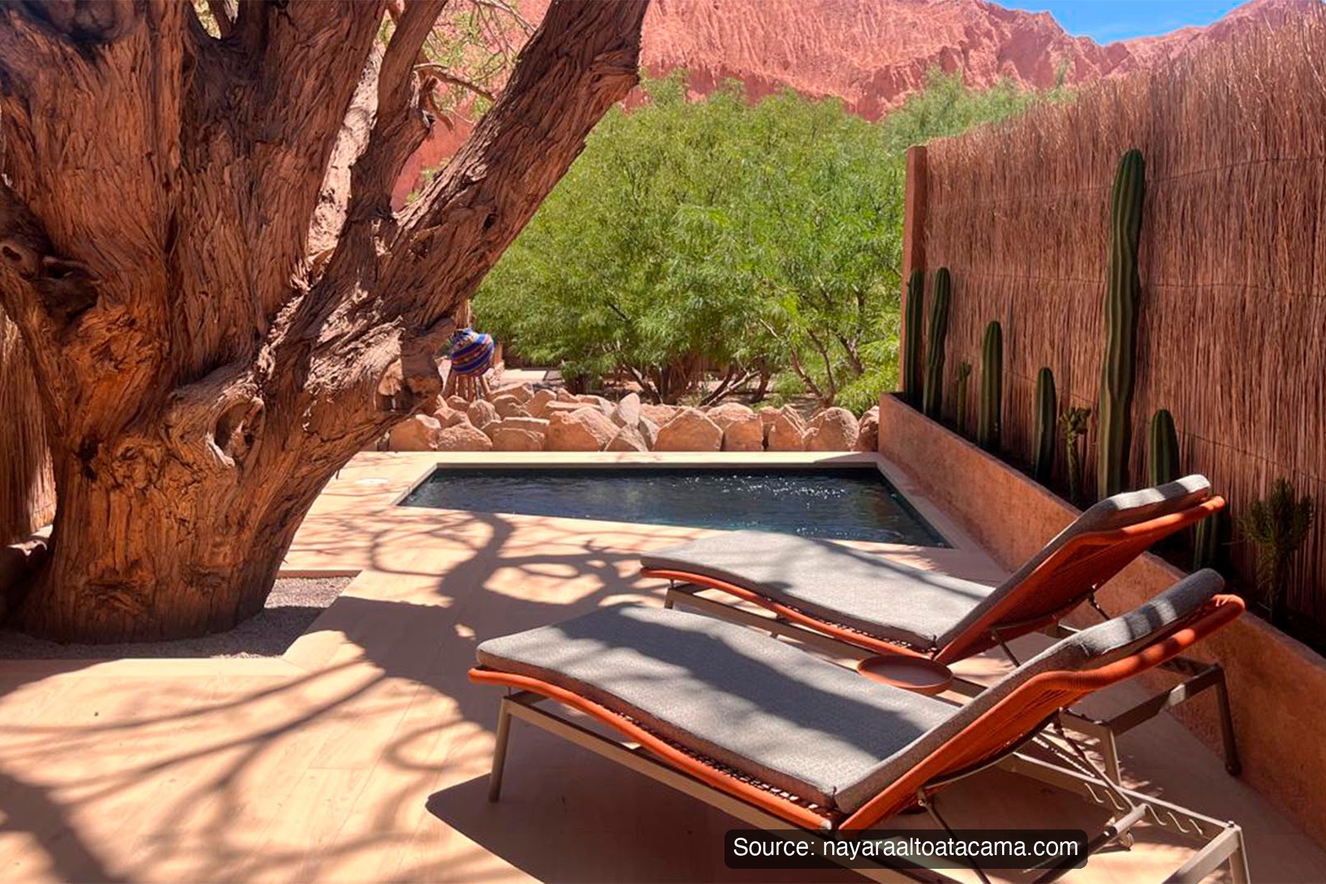 Nayara Alto Atacama – private terrace pool
