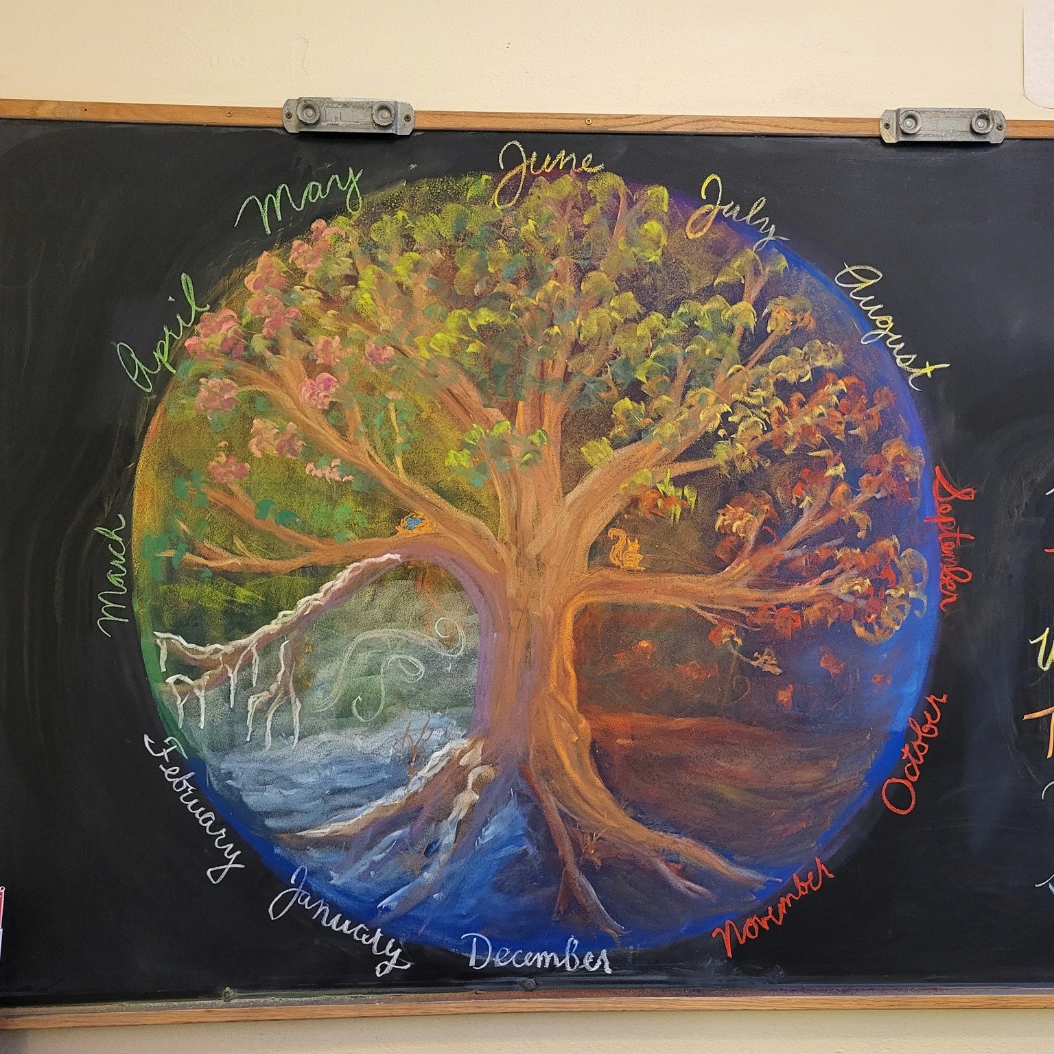 Close-up of lush, dark green leaves, some glossy and wet, against a muted background.