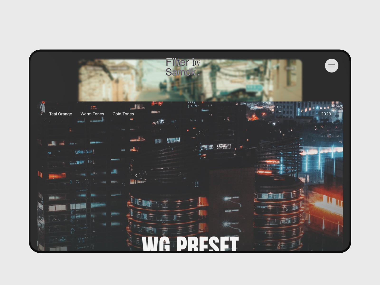 Project showcase laptop mockup