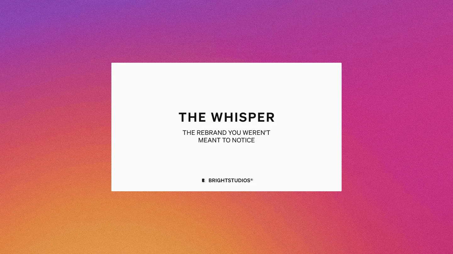 The rebrand you weren't meant to notice