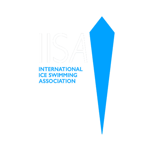 The official IISA (International Ice Swimming Association) logo, representing the global governing body for extreme ice swimming, promoting cold water endurance challenges and safety regulations.