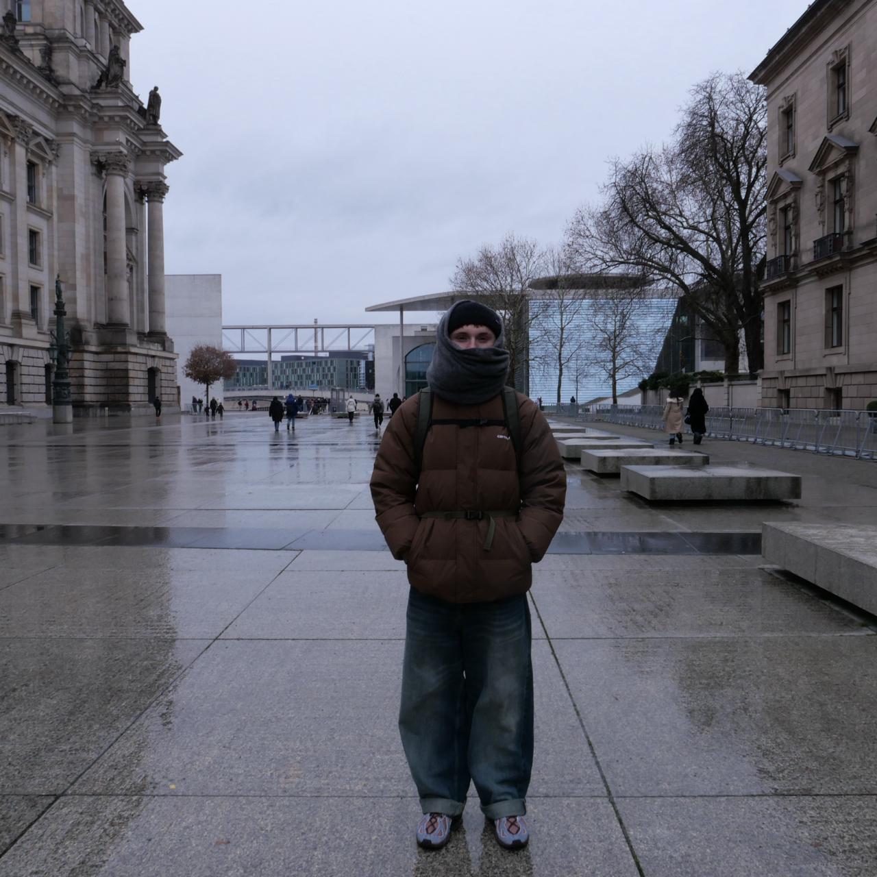 Black and white portrait of a man