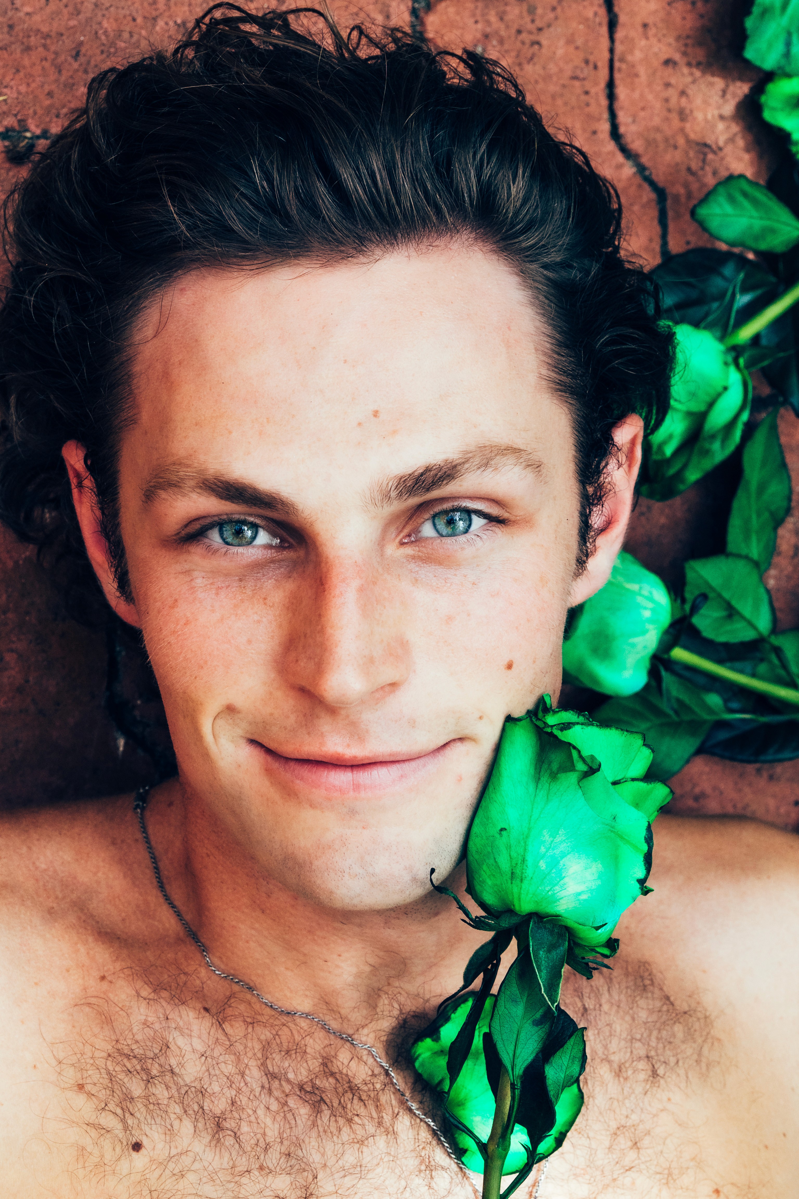 Soft Elegance: Studio Portraits in Light & Bloom