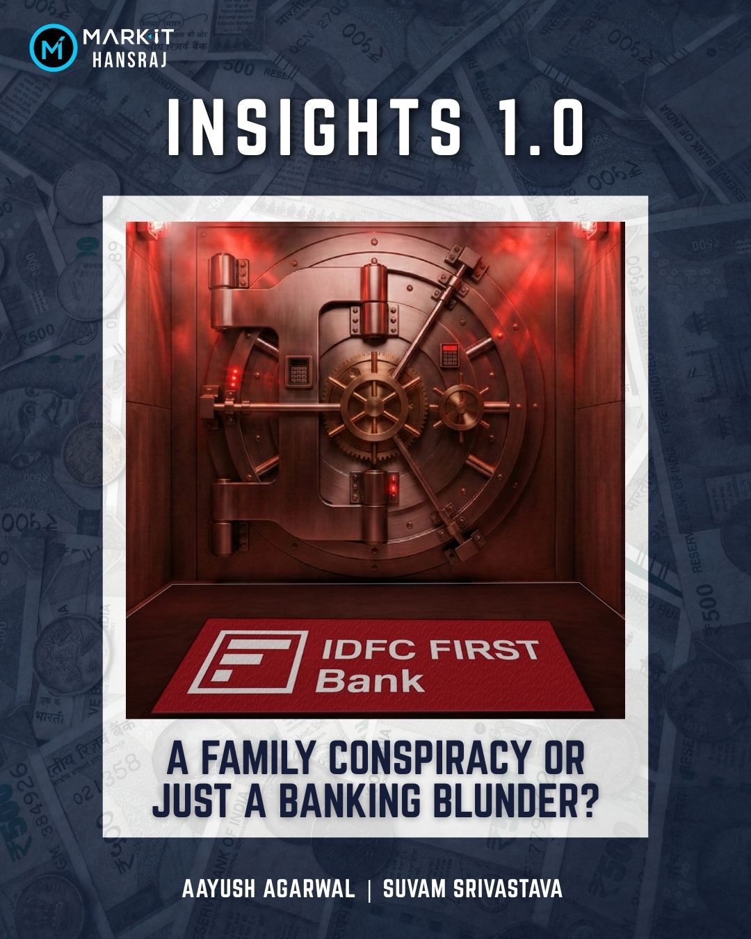 red idfc bank vault image