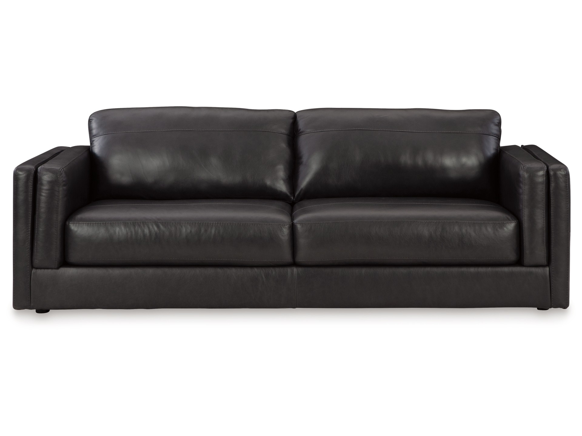 Comfortable Amiata leather sofa featuring rich leather and deep seating, ideal for a modern and sophisticated space.