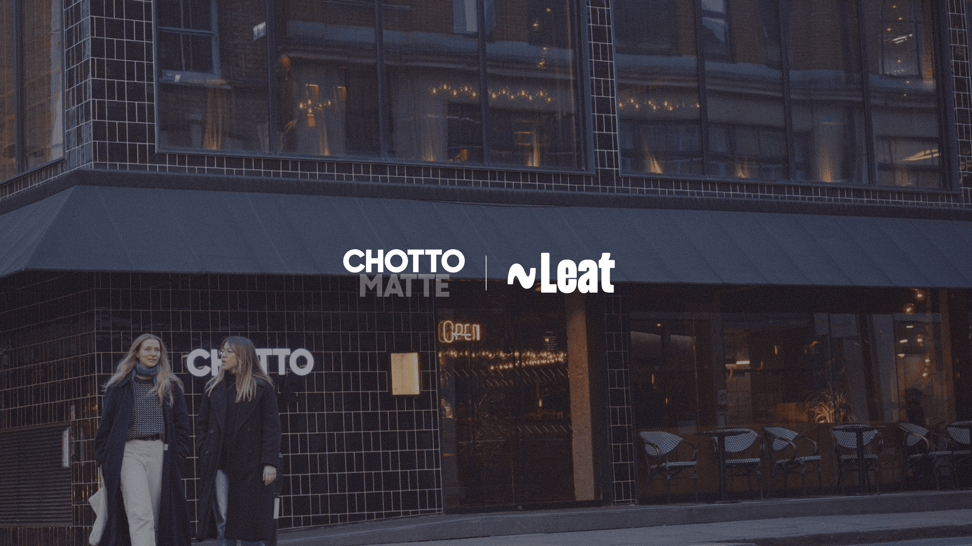 Noble Restaurant Group Digital Transformation Manager outside the Chotto Matte Soho location