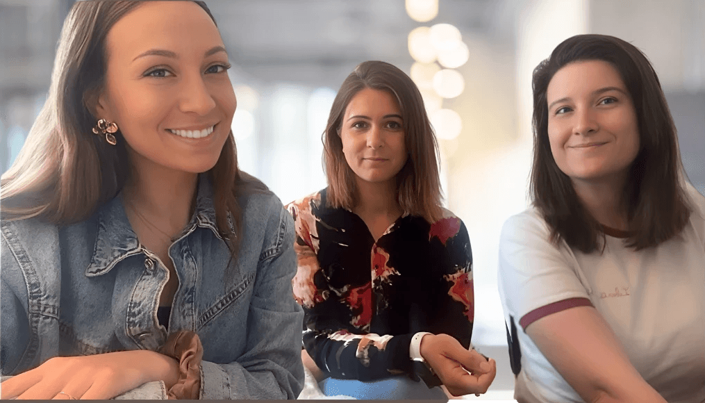 Marion Mornon, Morgane Habert et Audrey Gentile