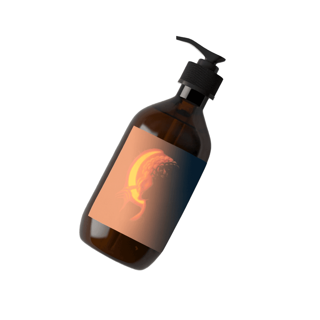 Bottle of skin care product