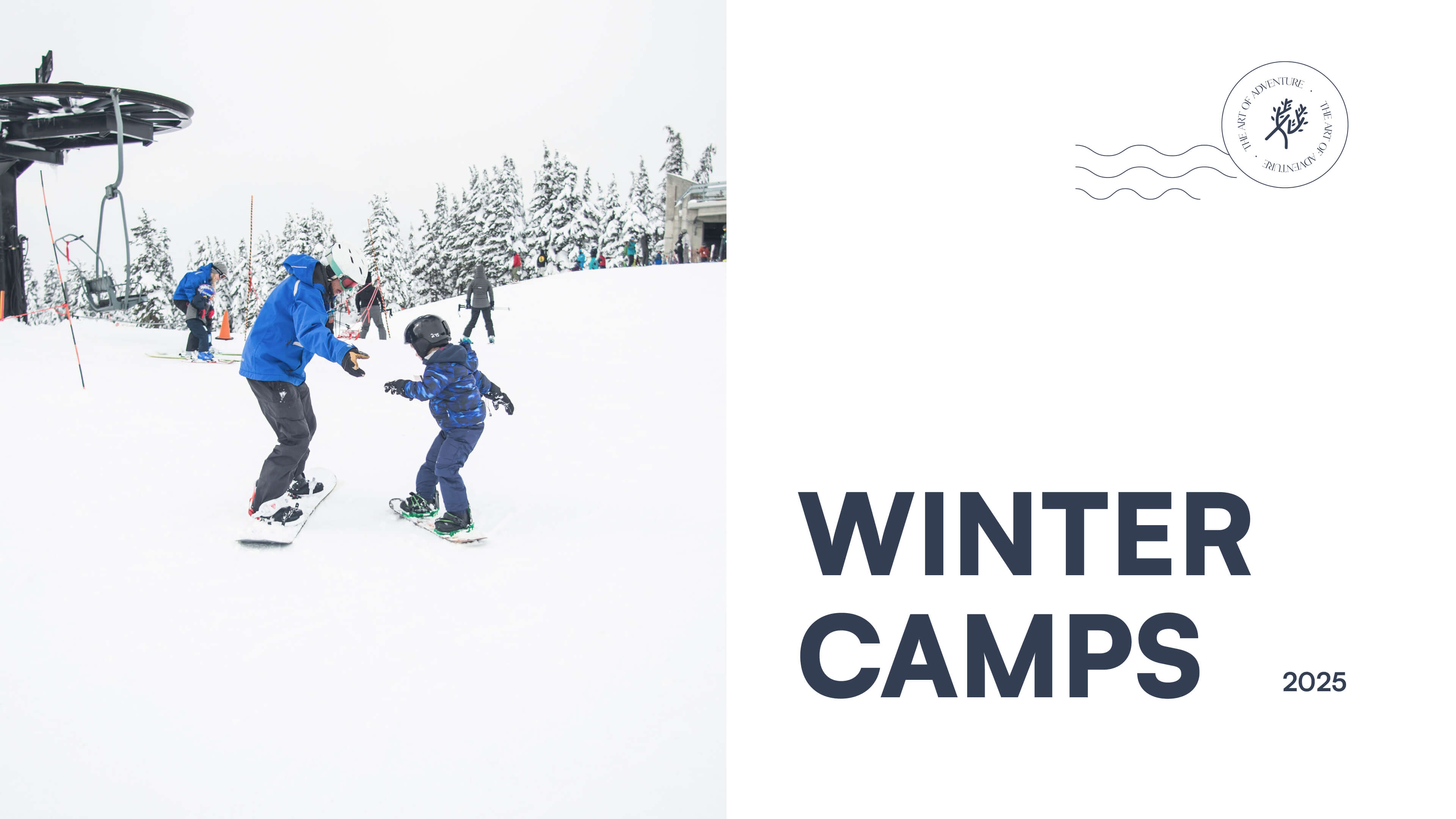 Winter Camps cover postcard
