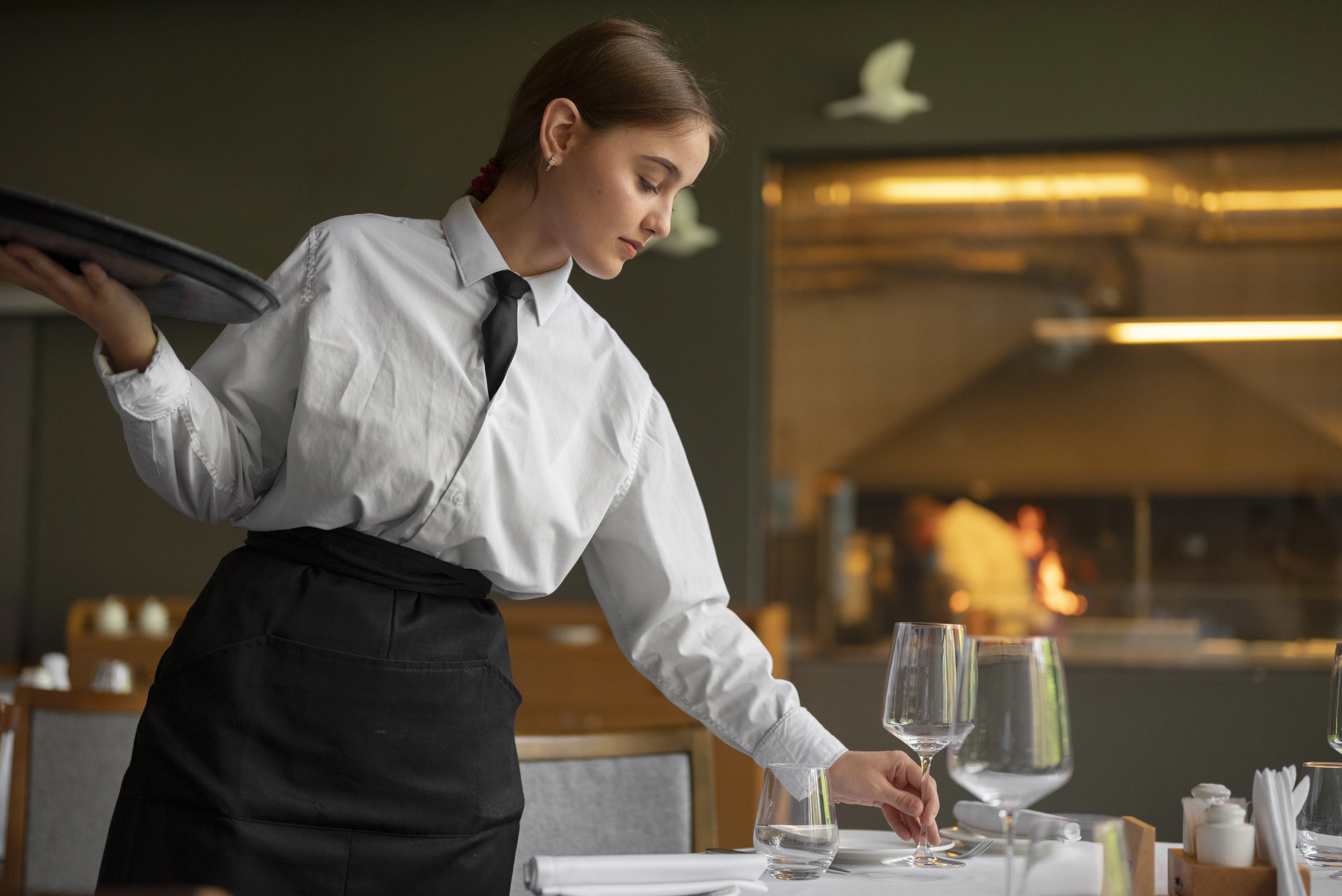 Professional event staff and guest services at WEF Davos