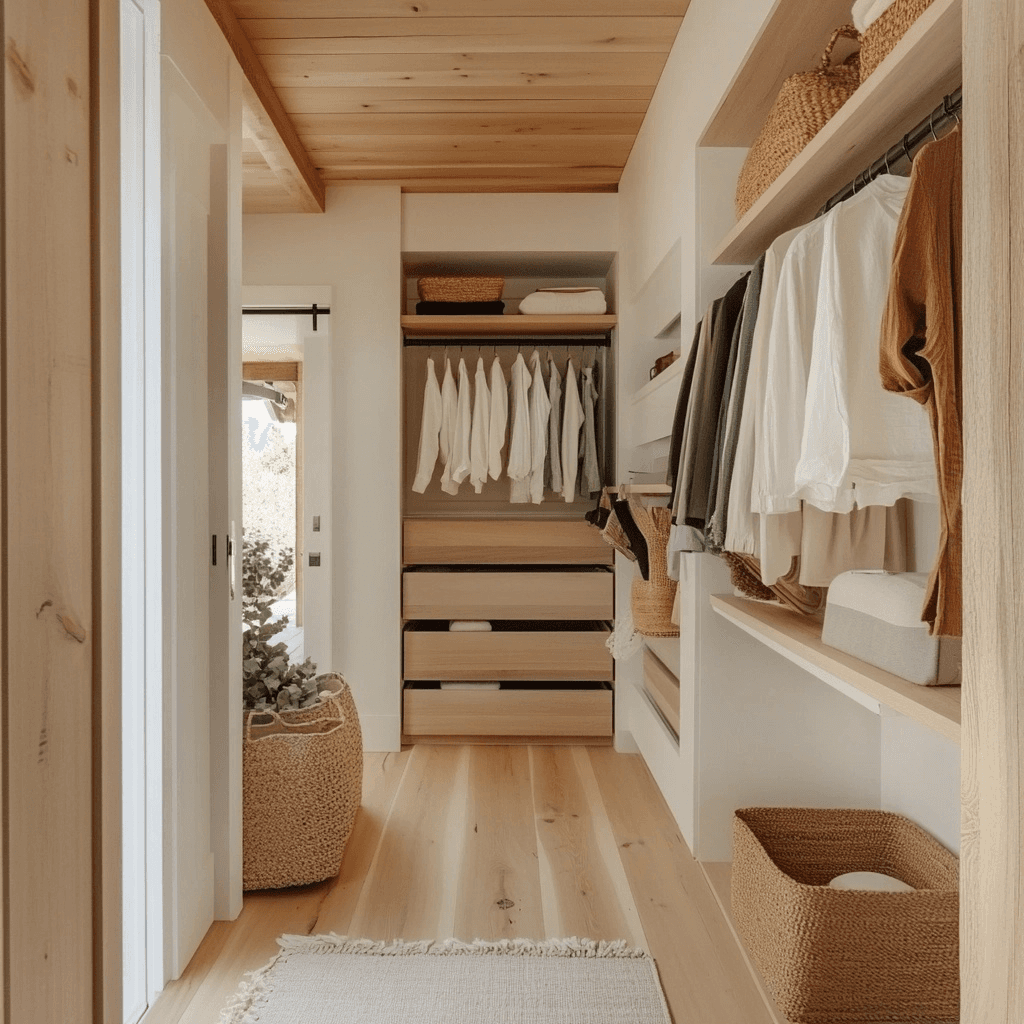 Organized closet