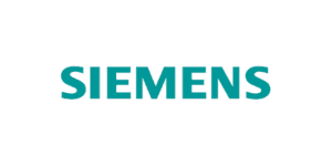 Siemens logo in teal green