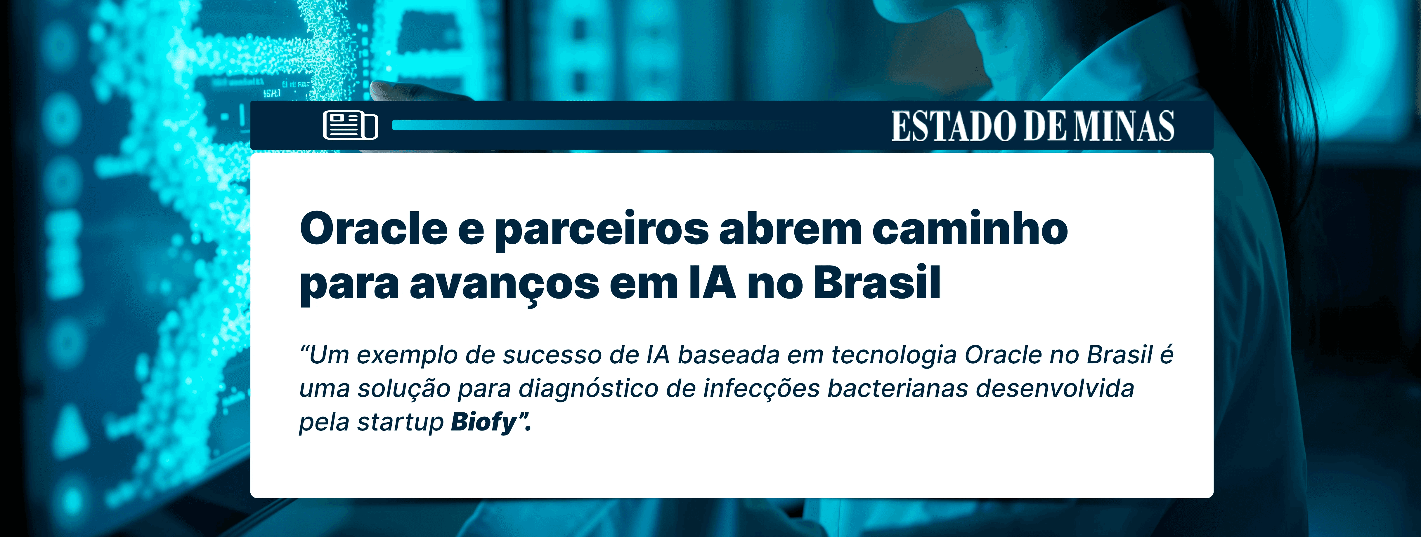 Biofy is mentioned by Estado de Minas in an article about AI