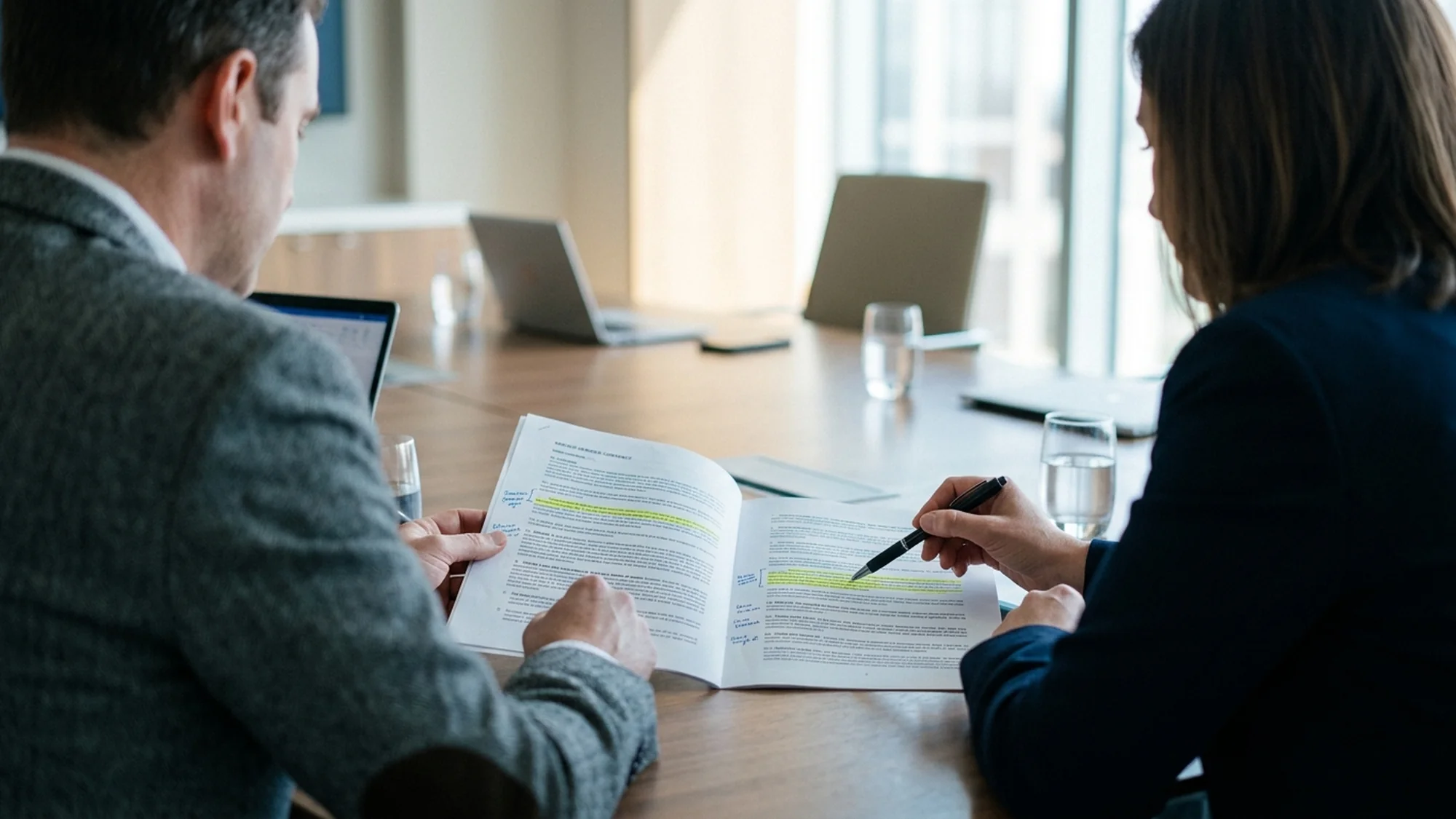 Reviewing contract clauses with a call centre outsourcing vendor