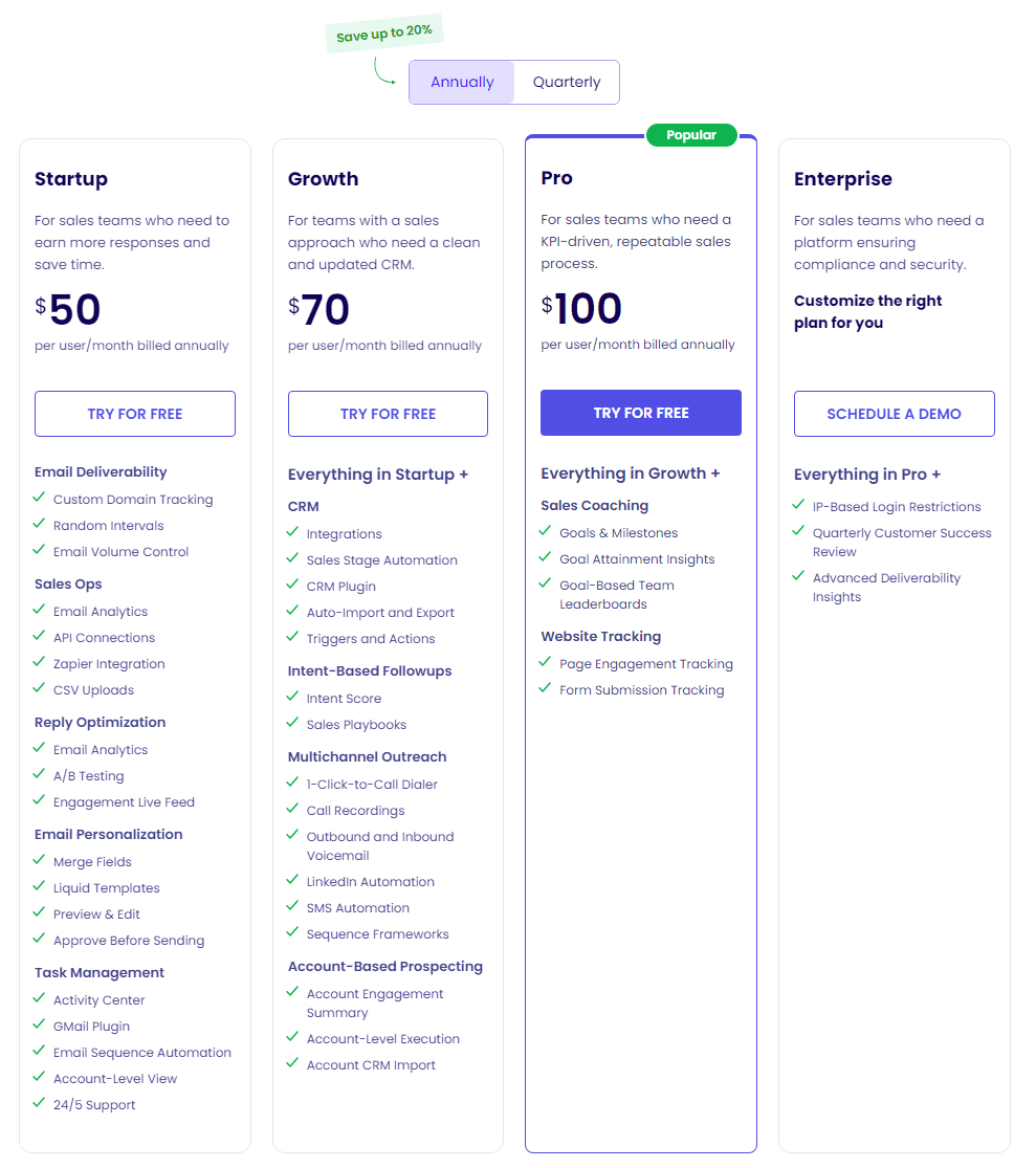 Klenty Pricing