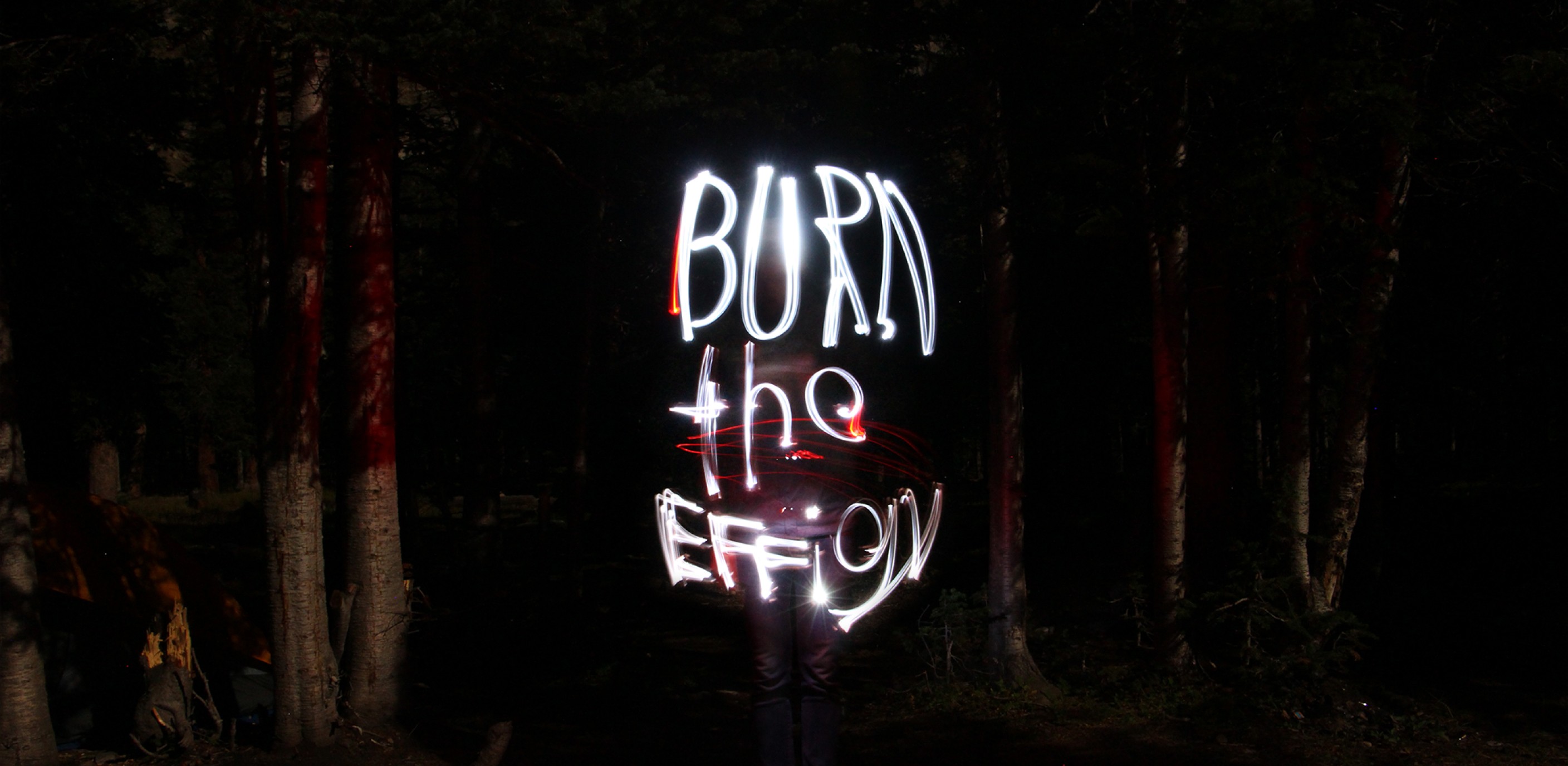 Jesse W Spencer Breach & Bellow Burn the Effigy Light Writing Long Exposure